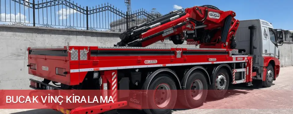 Bucak İlçemi Vinç Kiralama